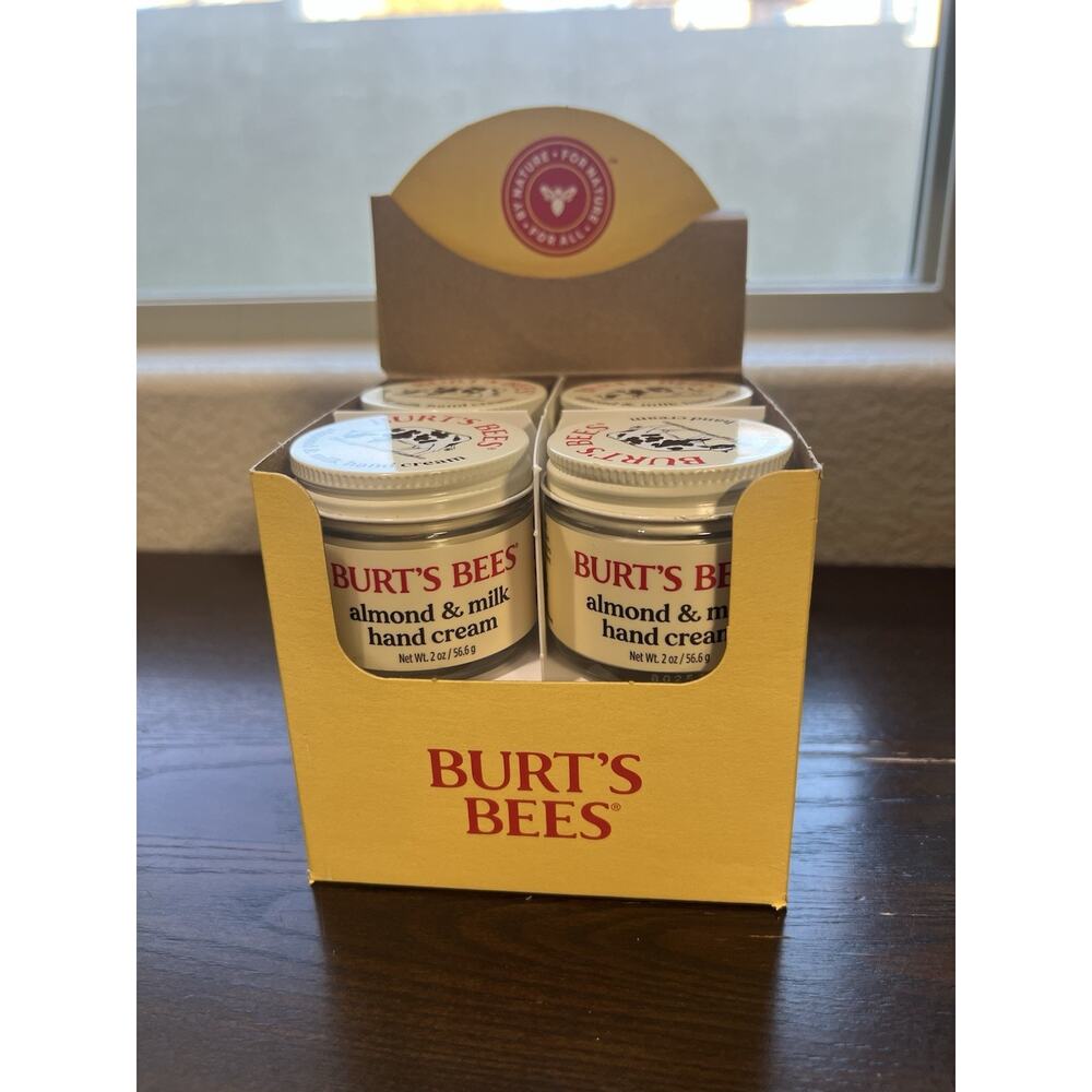 Burt's Bees Almond and Milk Hand Cream 2 oz Pack of 8 New
